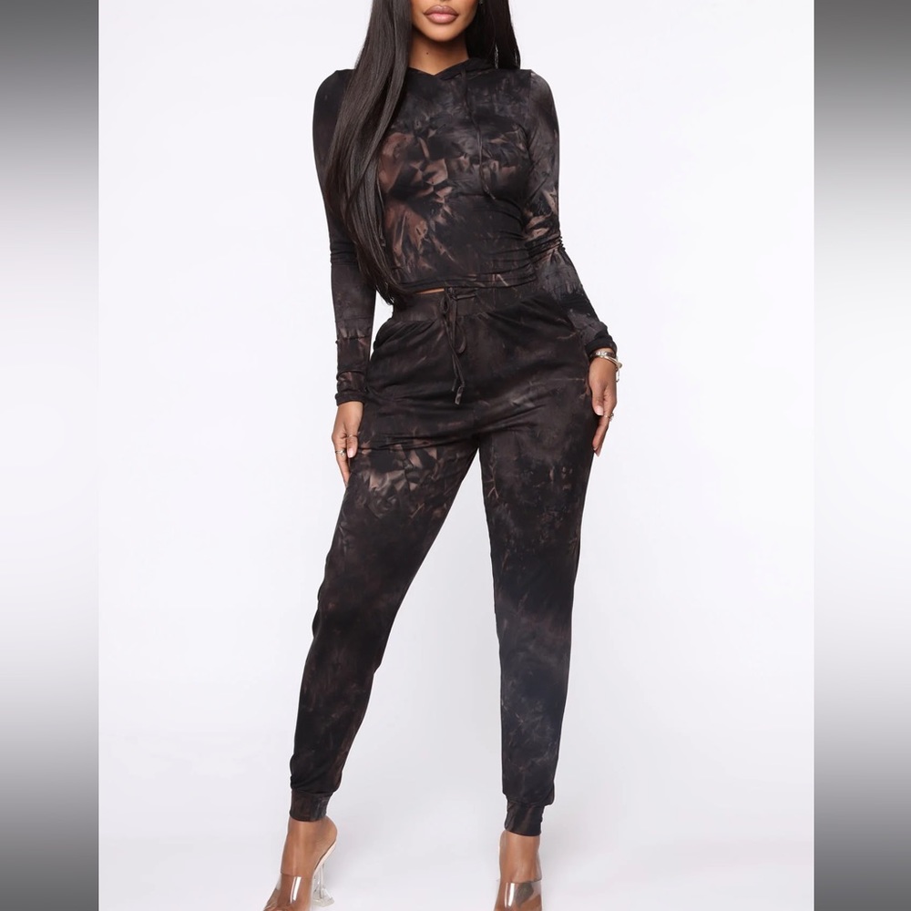 Dav Dreamer Tie Dye Jogger Set -
Black/combo - XS